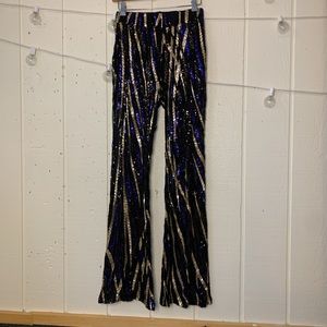 SEQUIN BELL BOTTOMS